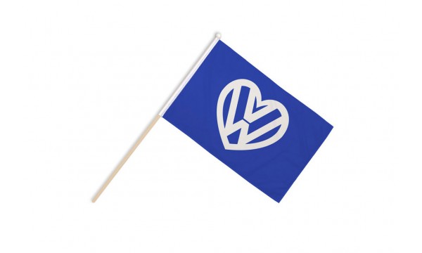 VW Love Hand Flags